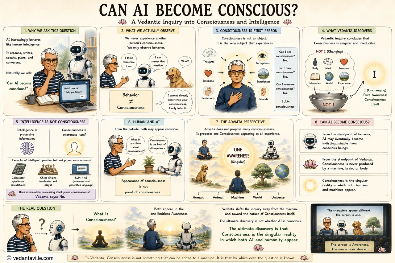 AI page illustration used as the lead visual for the inquiry into consciousness and artificial intelligence.